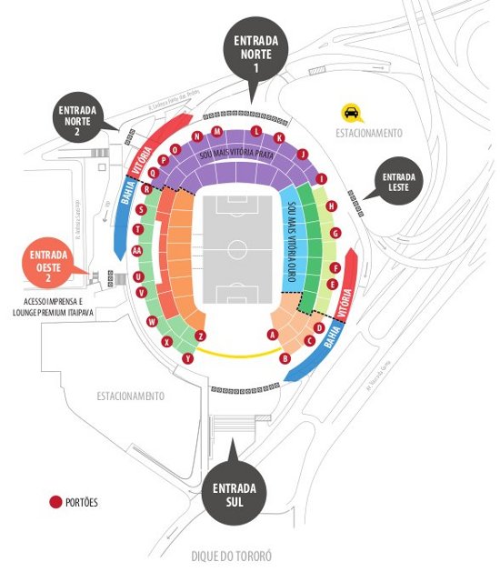 Foto: Divulgação/Arena Fonte Nova width=