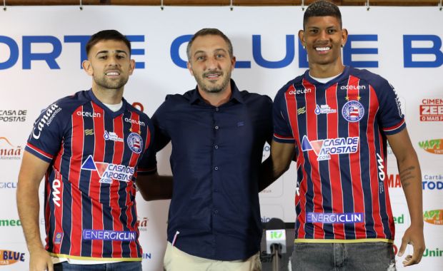 Bahia confirma contratações de três novos reforços