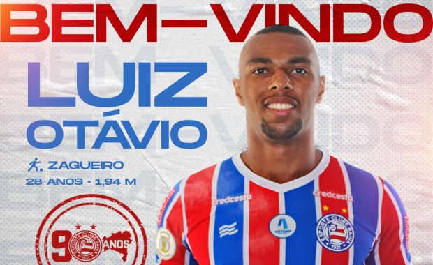 Zagueiro Luiz Otávio fala sobre chegada ao Bahia: 'Estou muito feliz' -  Lance!